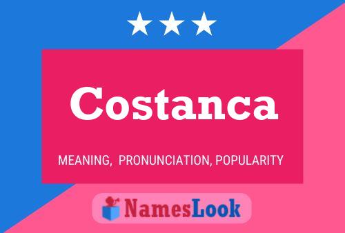 Costanca Name Poster