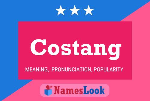 Costang Name Poster