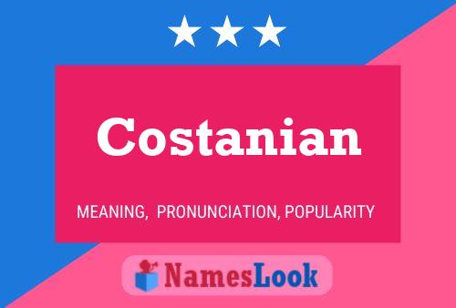 Costanian Name Poster