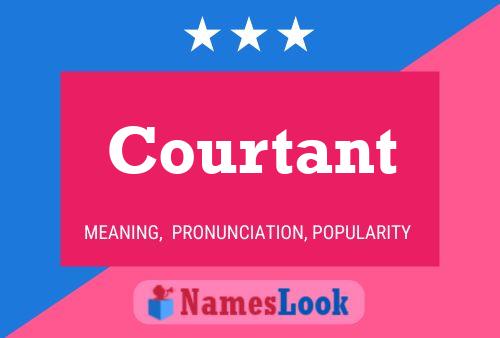 Courtant Name Poster