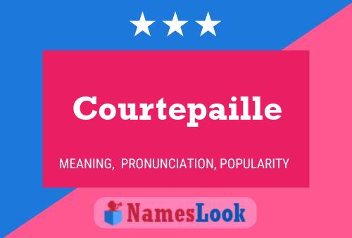 Courtepaille Name Poster