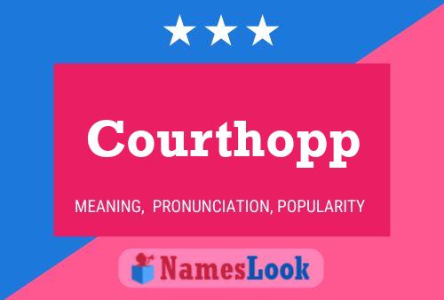 Courthopp Name Poster