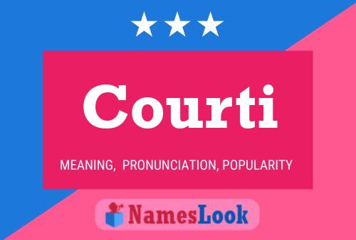 Courti Name Poster