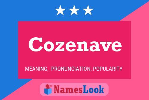 Cozenave Name Poster