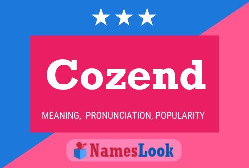 Cozend Name Poster