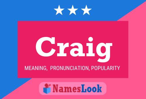 Craig Name Poster