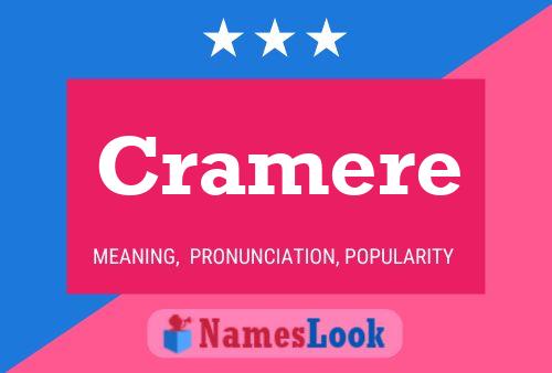 Cramere Name Poster