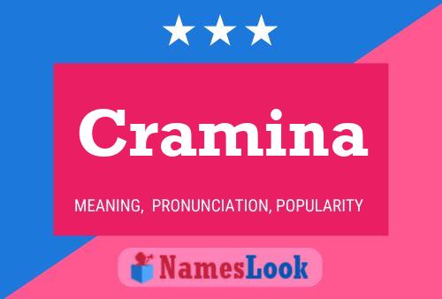 Cramina Name Poster