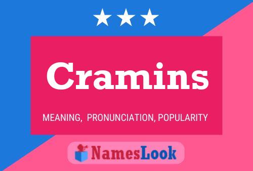 Cramins Name Poster