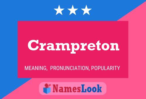 Crampreton Name Poster