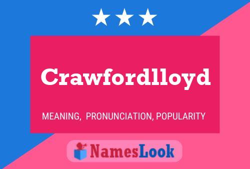 Crawfordlloyd Name Poster