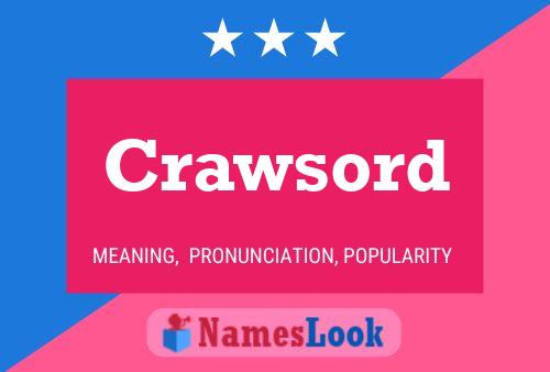 Crawsord Name Poster