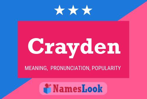 Crayden Name Poster