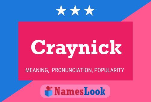 Craynick Name Poster