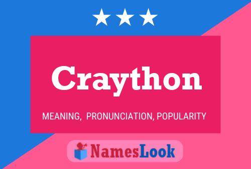 Craython Name Poster