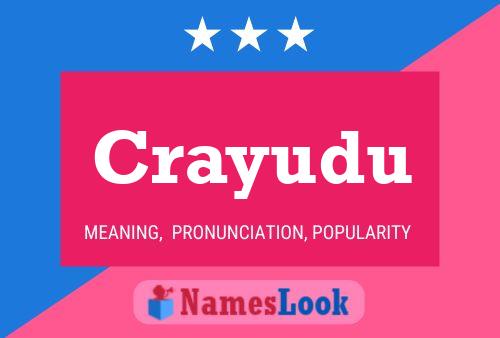 Crayudu Name Poster