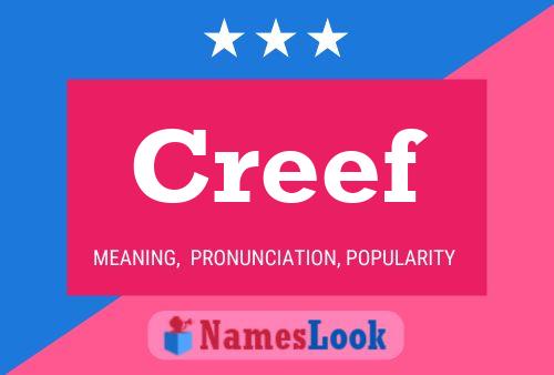 Creef Name Poster