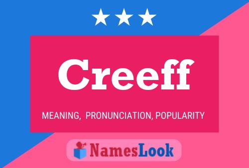 Creeff Name Poster