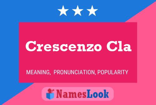 Crescenzo Cla Name Poster