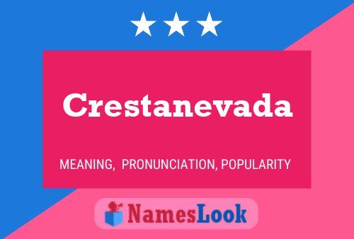 Crestanevada Name Poster