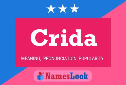 Crida Name Poster