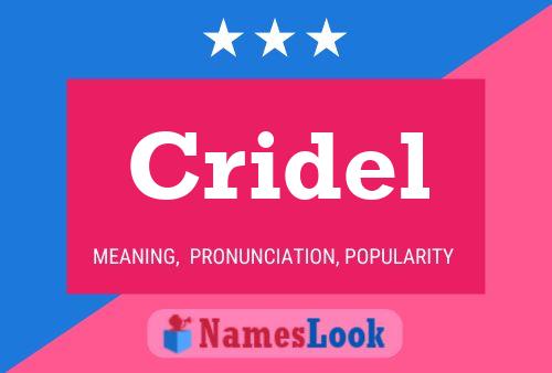 Cridel Name Poster