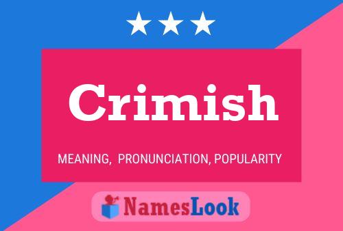 Crimish Name Poster