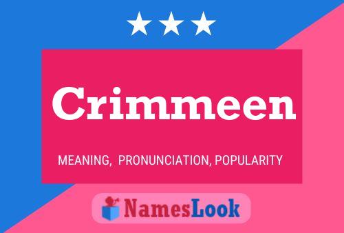 Crimmeen Name Poster