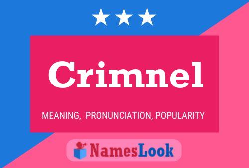 Crimnel Name Poster