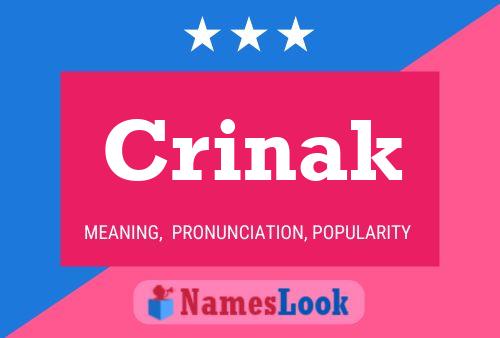 Crinak Name Poster