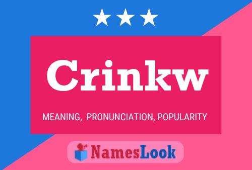 Crinkw Name Poster