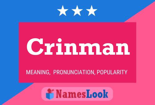 Crinman Name Poster