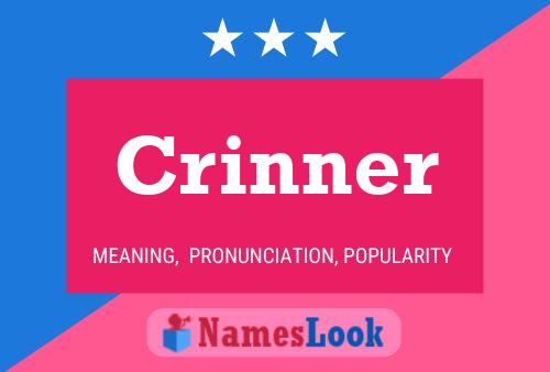 Crinner Name Poster