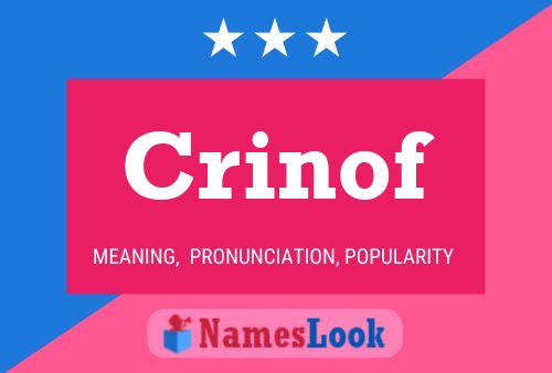 Crinof Name Poster