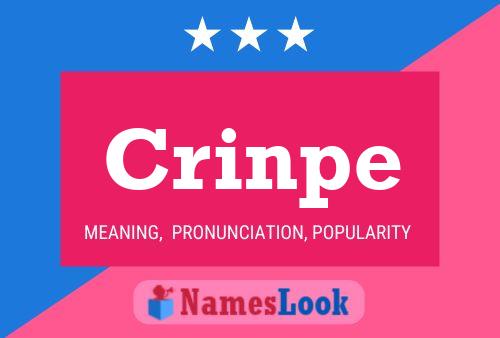 Crinpe Name Poster