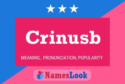 Crinusb Name Poster