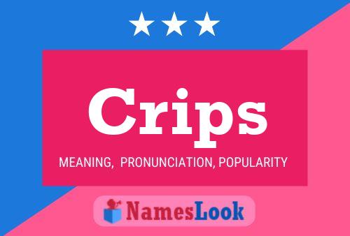 Crips Name Poster