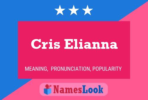 Cris Elianna Name Poster