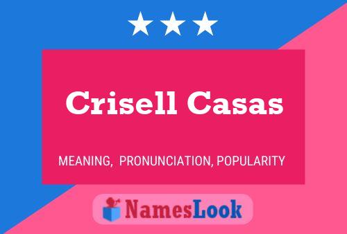 Crisell Casas Name Poster