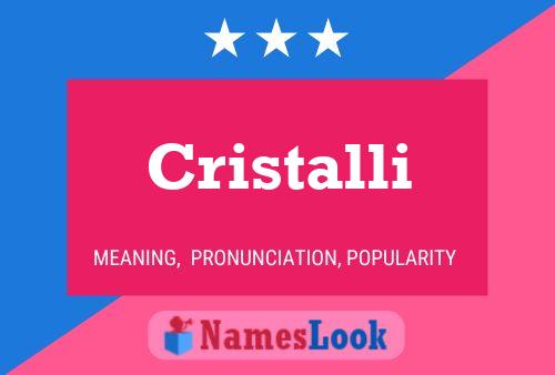 Cristalli Name Poster