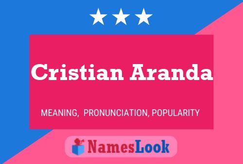 Cristian Aranda Name Poster