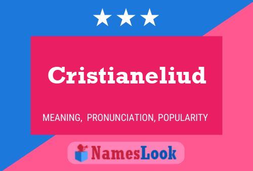 Cristianeliud Name Poster