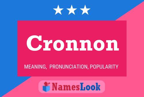 Cronnon Name Poster