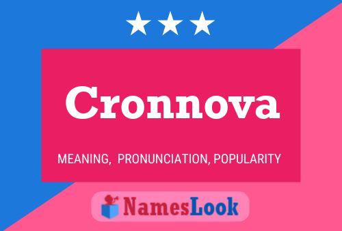 Cronnova Name Poster