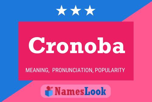 Cronoba Name Poster