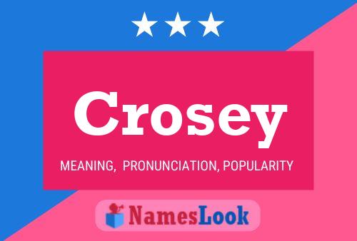 Crosey Name Poster