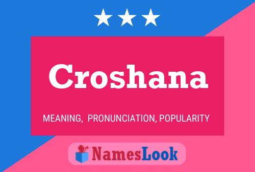 Croshana Name Poster