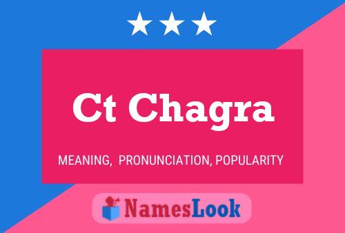 Ct Chagra Name Poster