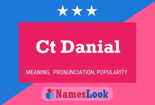 Ct Danial Name Poster