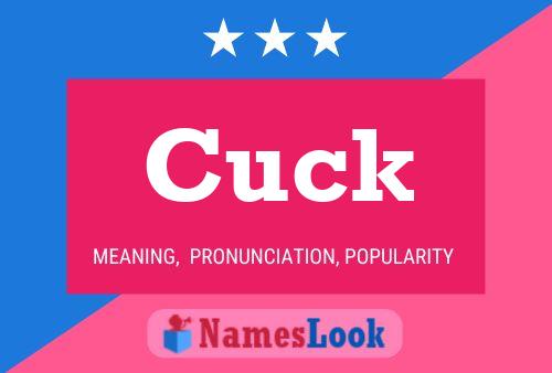 Cuck Name Poster